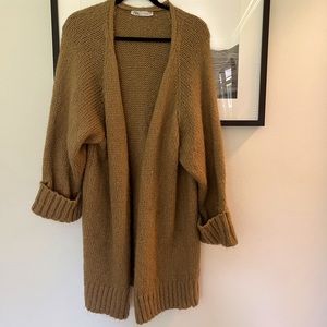 Cozy ZARA Long Knit Cardigan